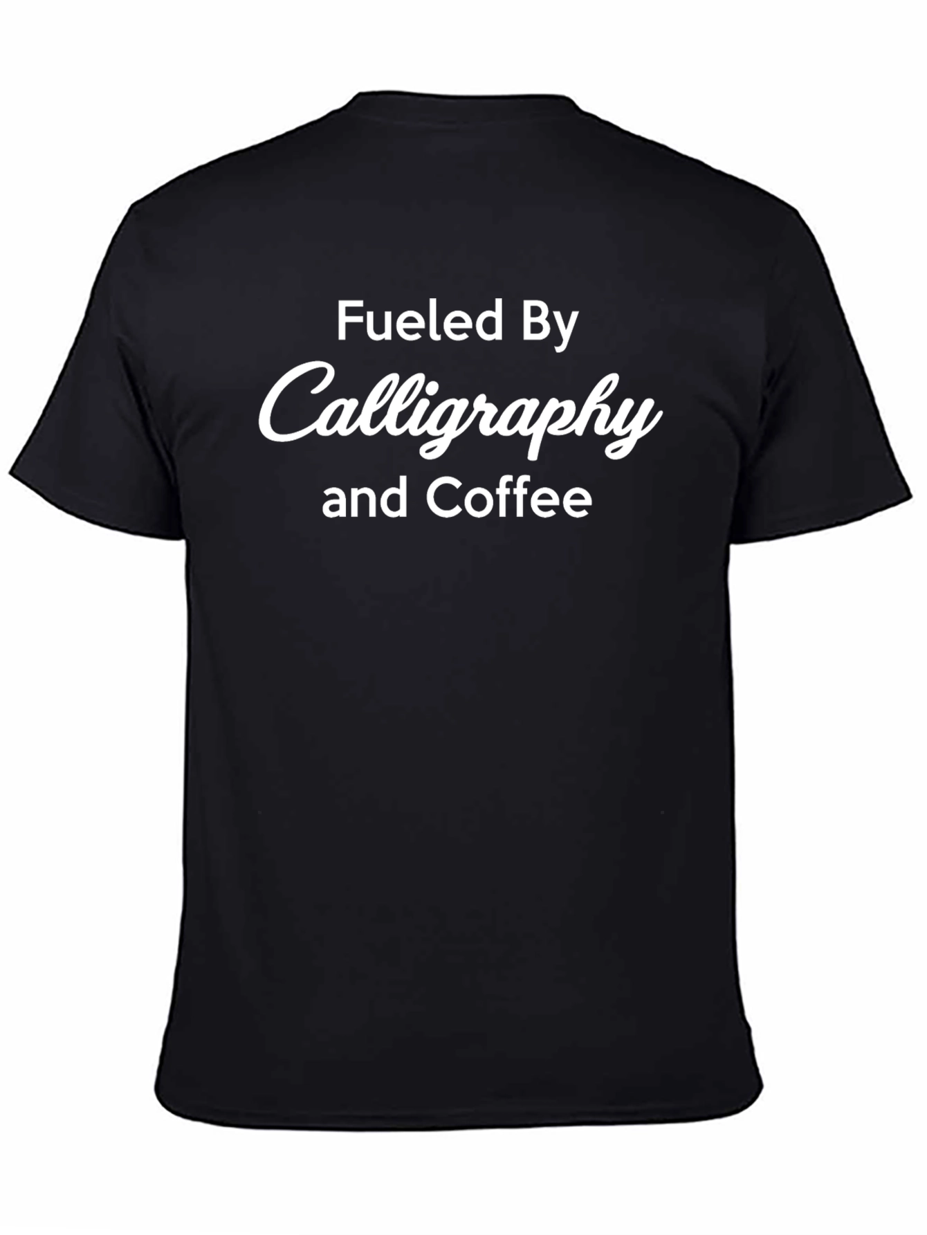 Fueled by Calligraphy & Coffee Black Tee