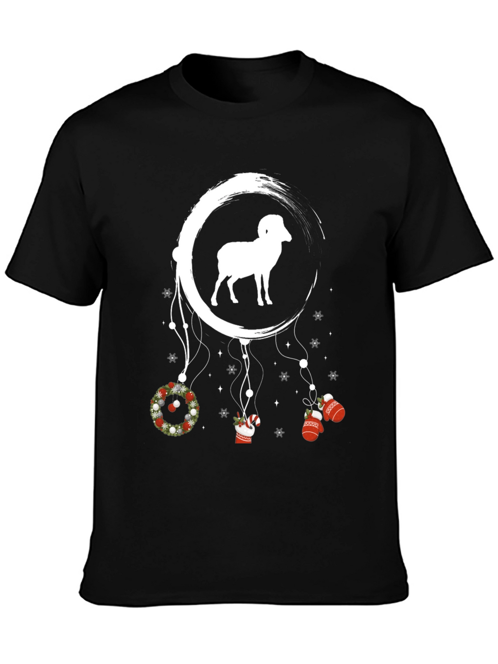 Ram Dream Catcher T-Shirt - Christmas Holiday
