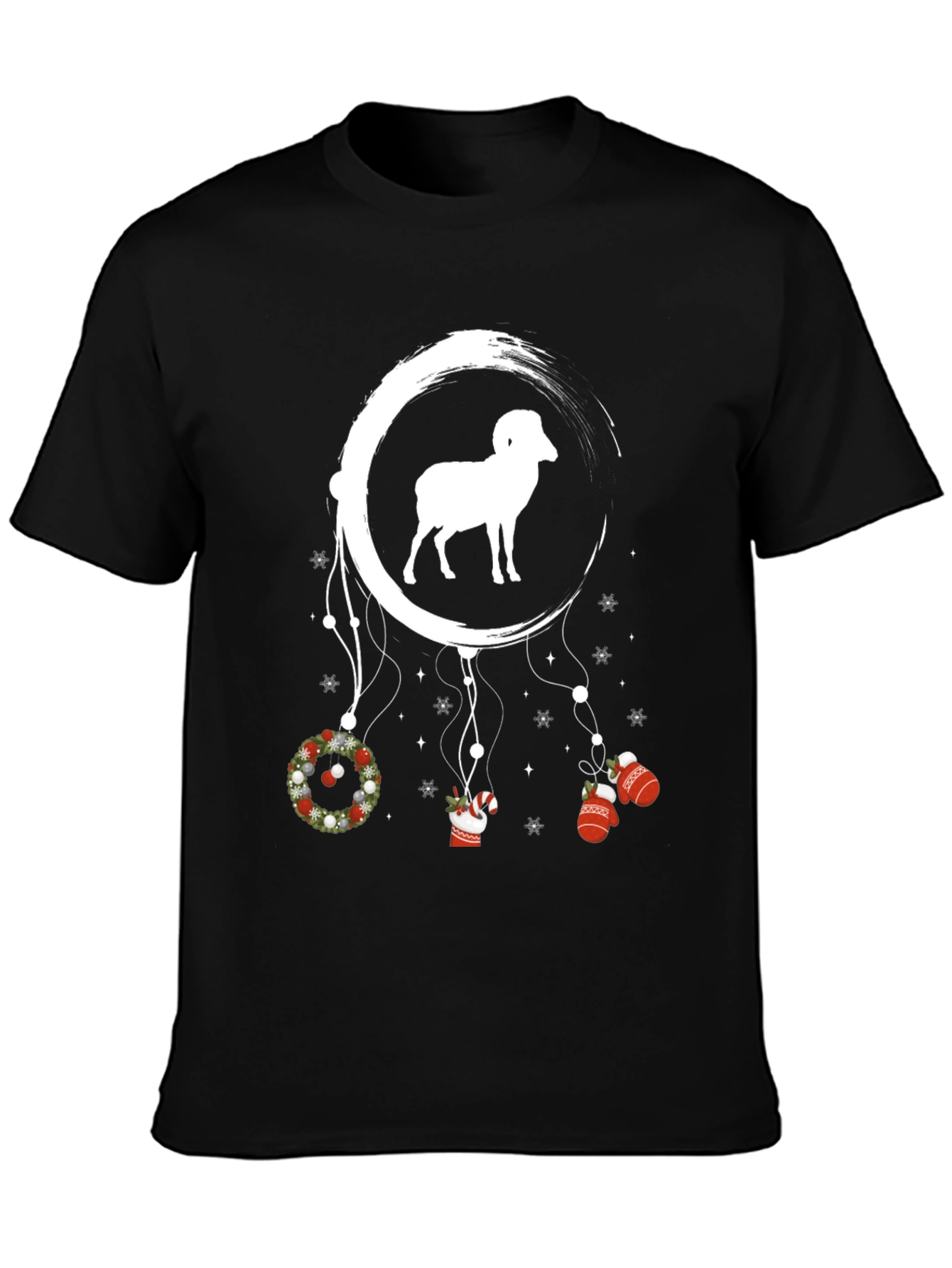 Ram Dream Catcher T-Shirt - Christmas Holiday