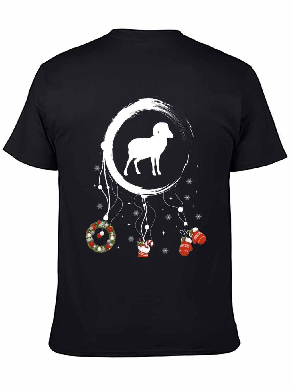 Ram Dream Catcher T-Shirt - Christmas Holiday