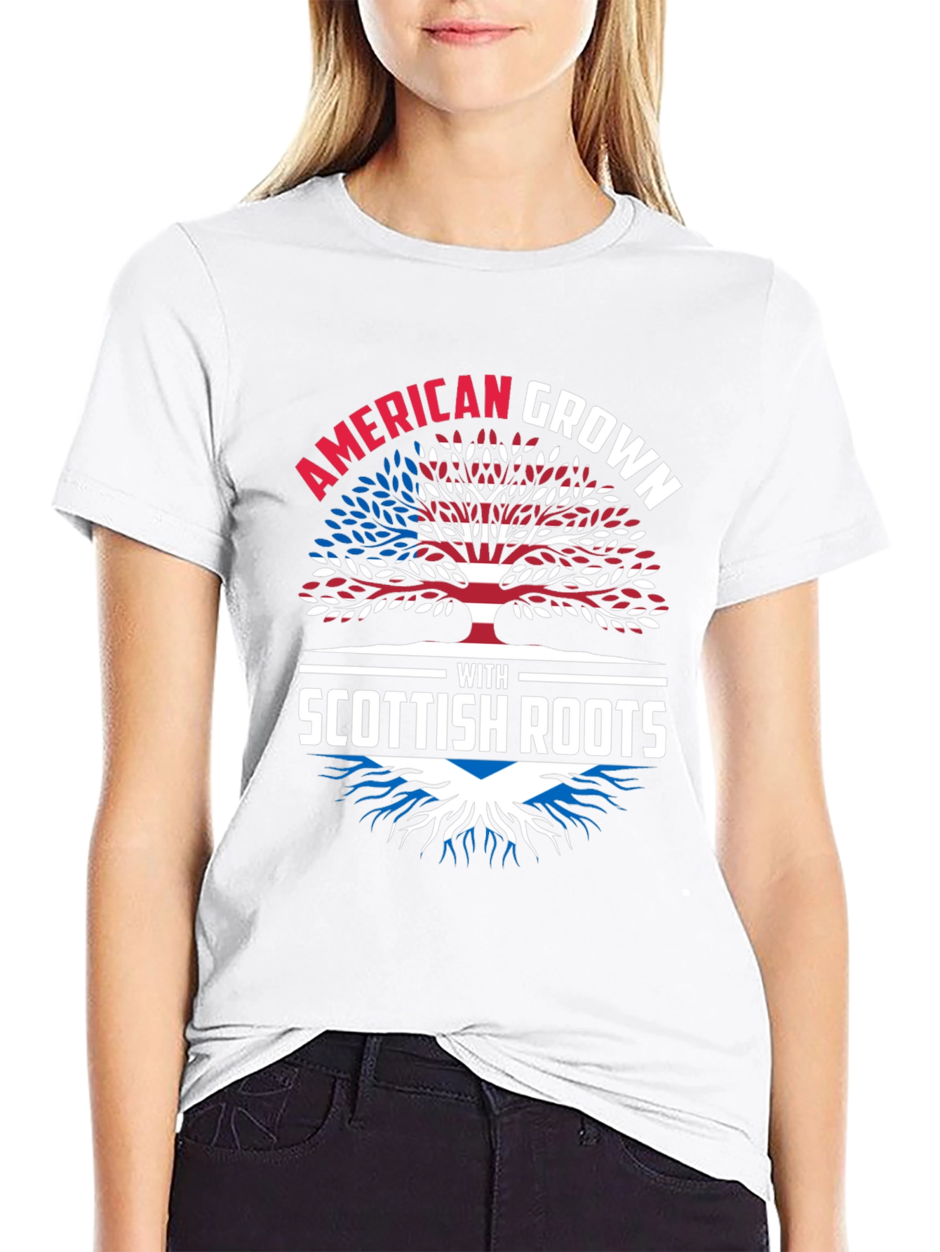 American Grown With Scottish Roots T-Shirt