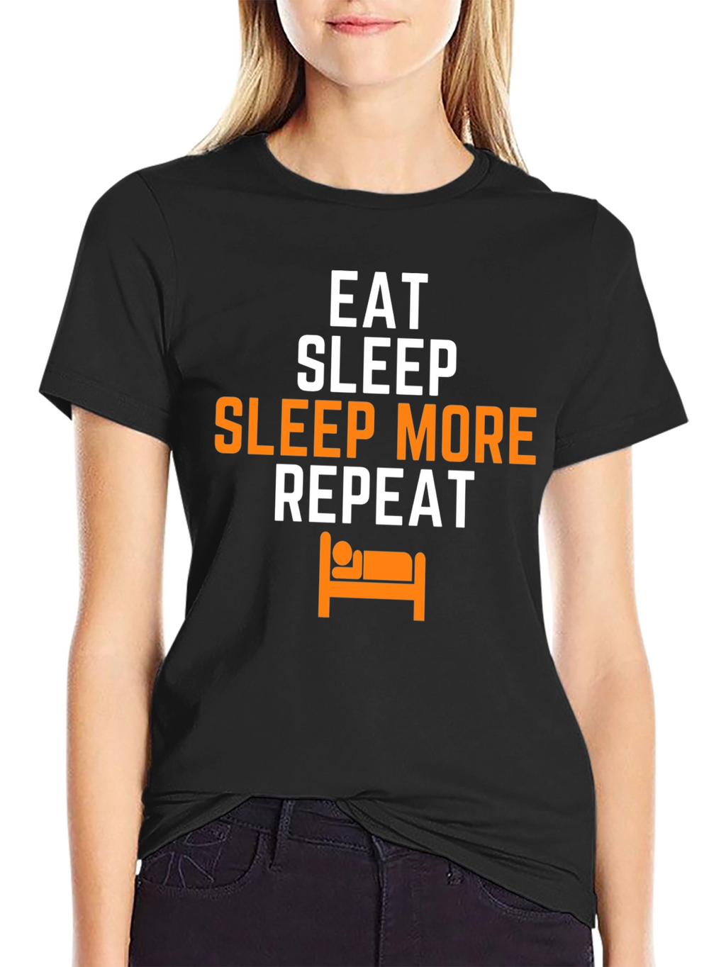 Eat Sleep Sleep More Repeat Graphic Tee