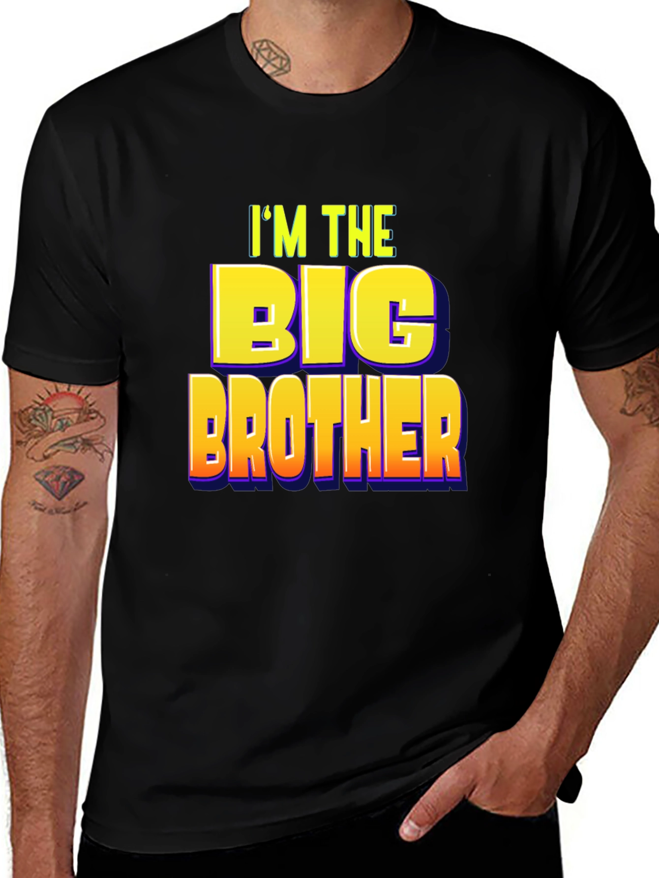 Im the Big Brother Graphic Tee - Fun Sibling Shirt