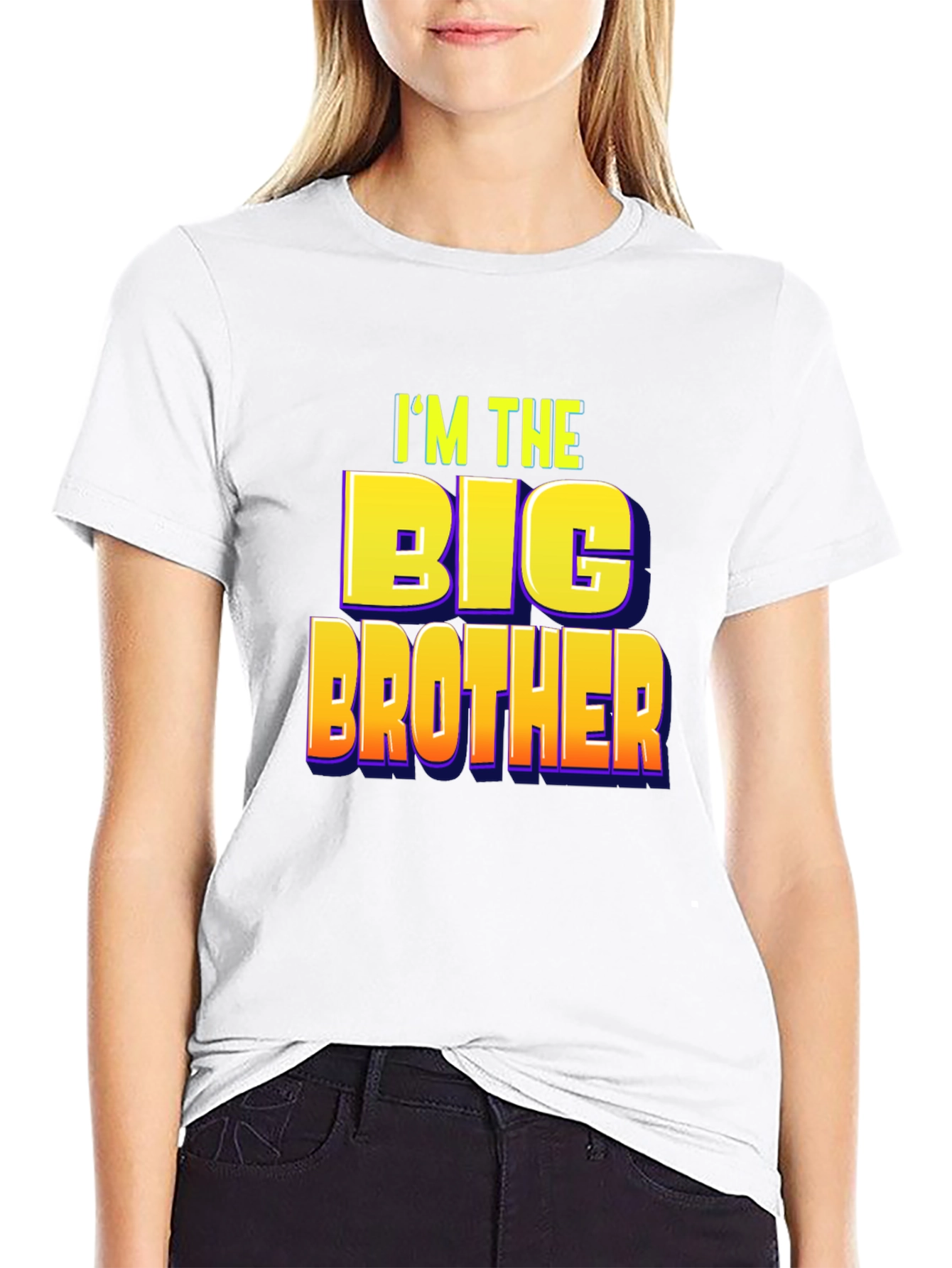 Im the Big Brother Graphic Tee - Fun Sibling Shirt