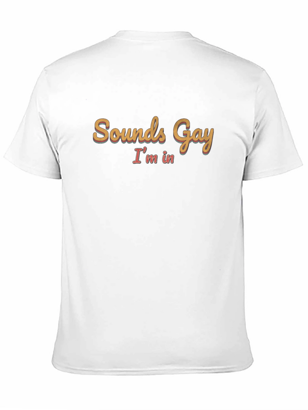 Sounds Gay Im In Black T-Shirt