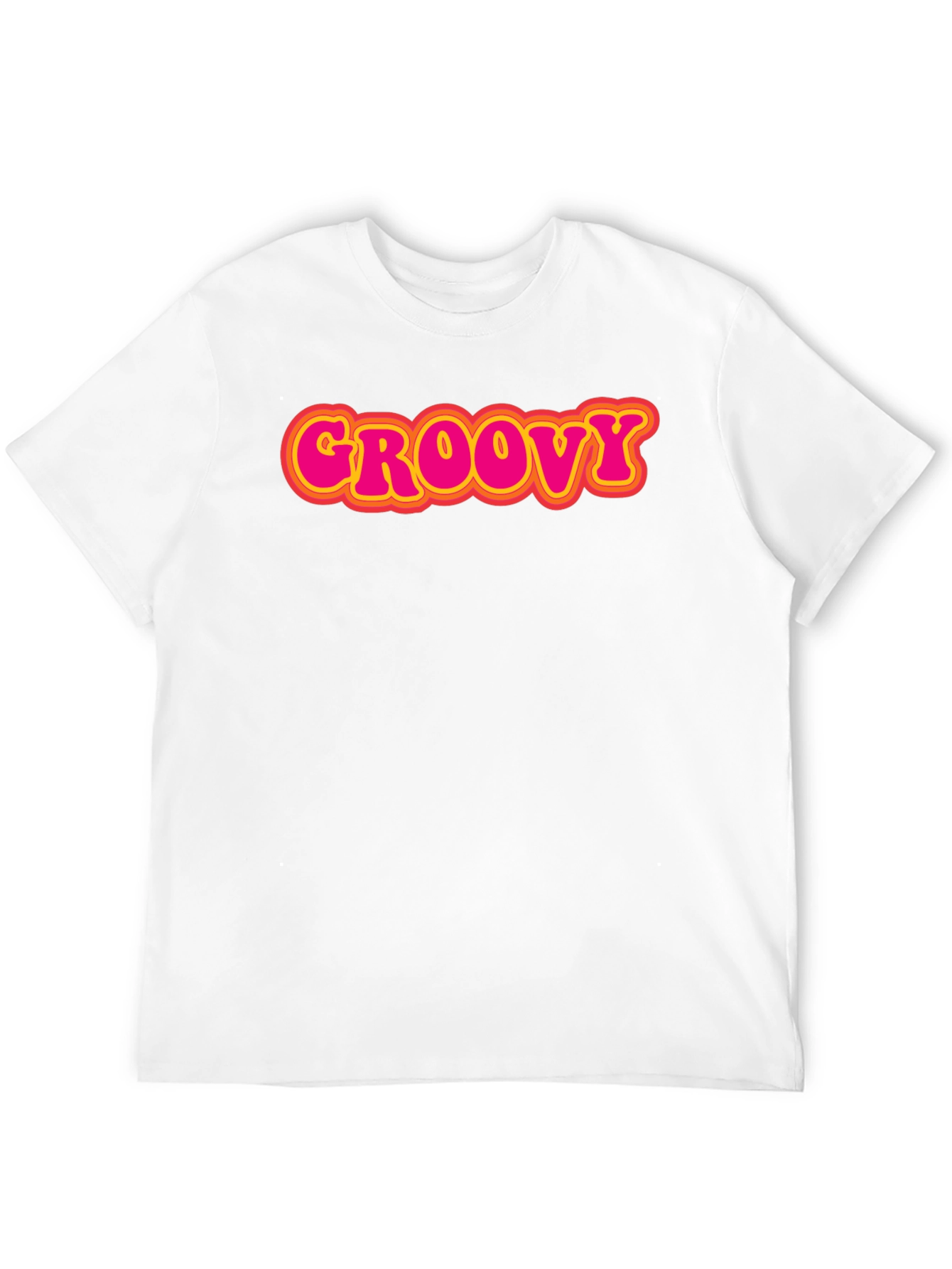 Retro Groovy T-Shirt - Black