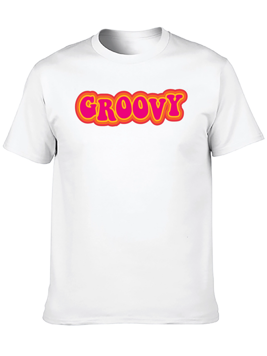 Retro Groovy T-Shirt - Black