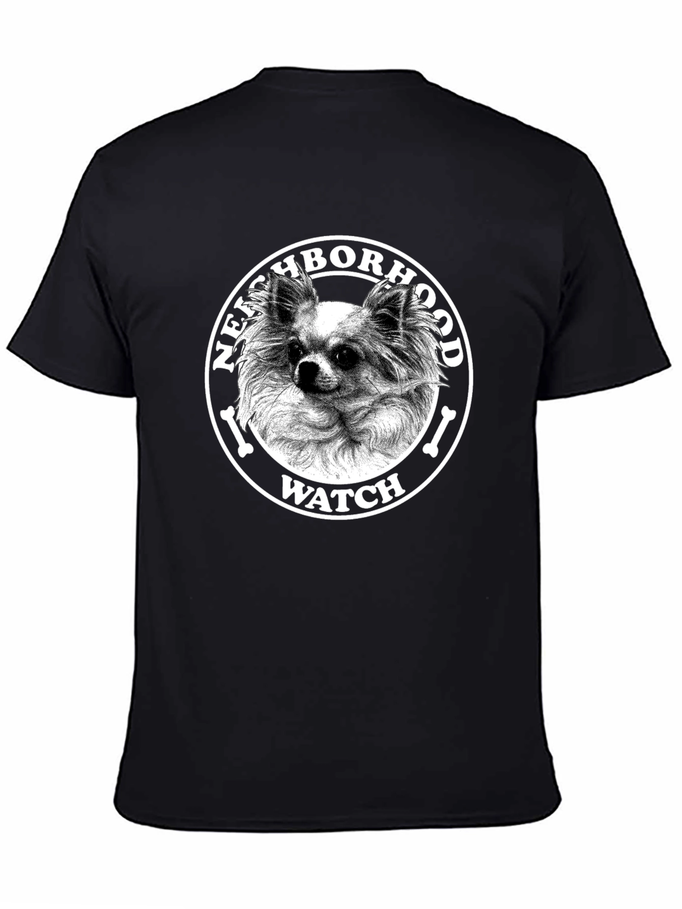 Neighborhood Watch Chihuahua Graphic Tee