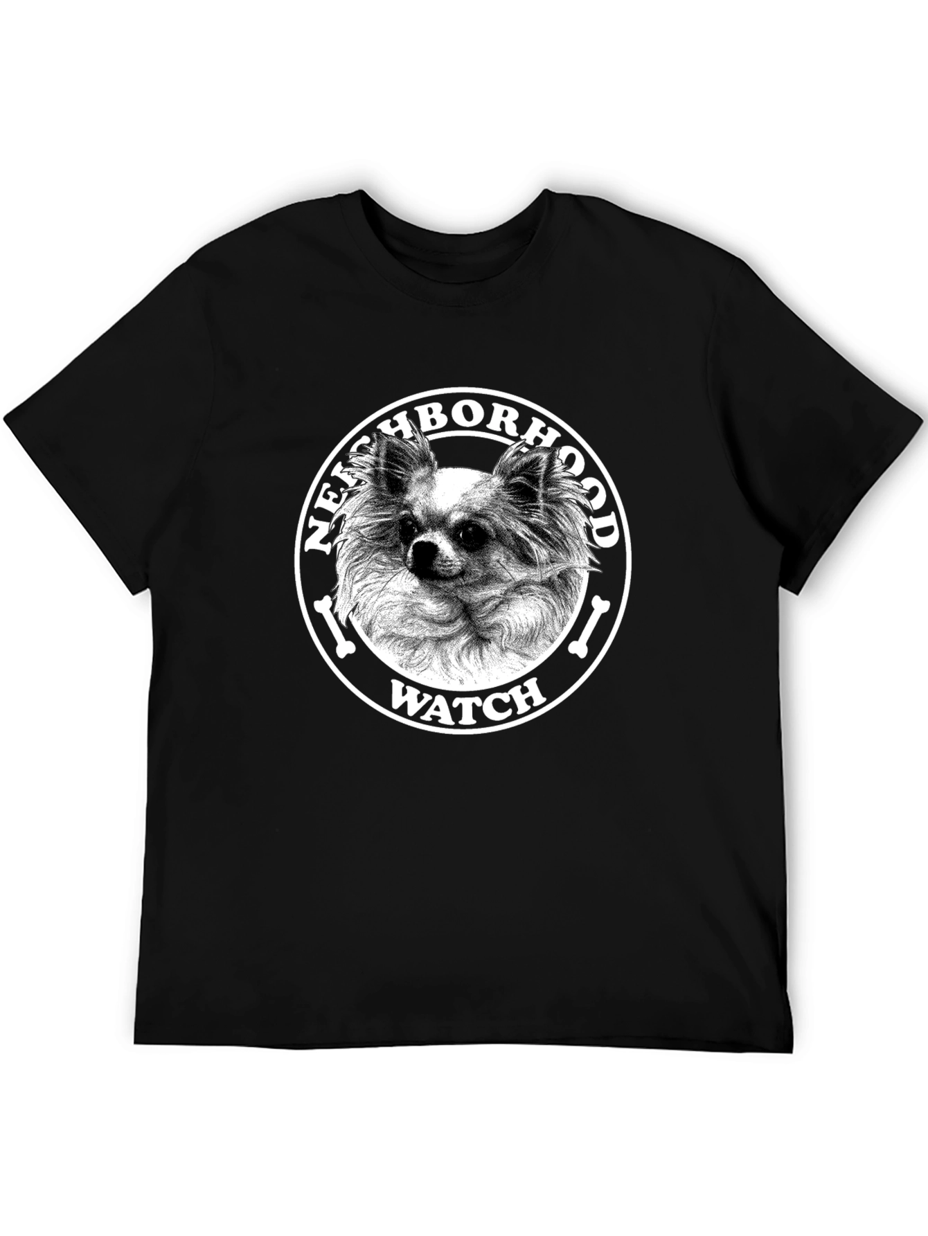 Neighborhood Watch Chihuahua Graphic Tee