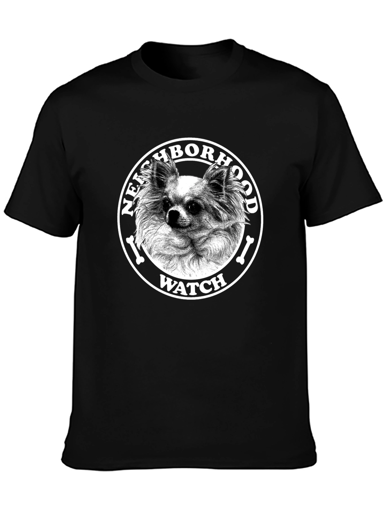 Neighborhood Watch Chihuahua Graphic Tee