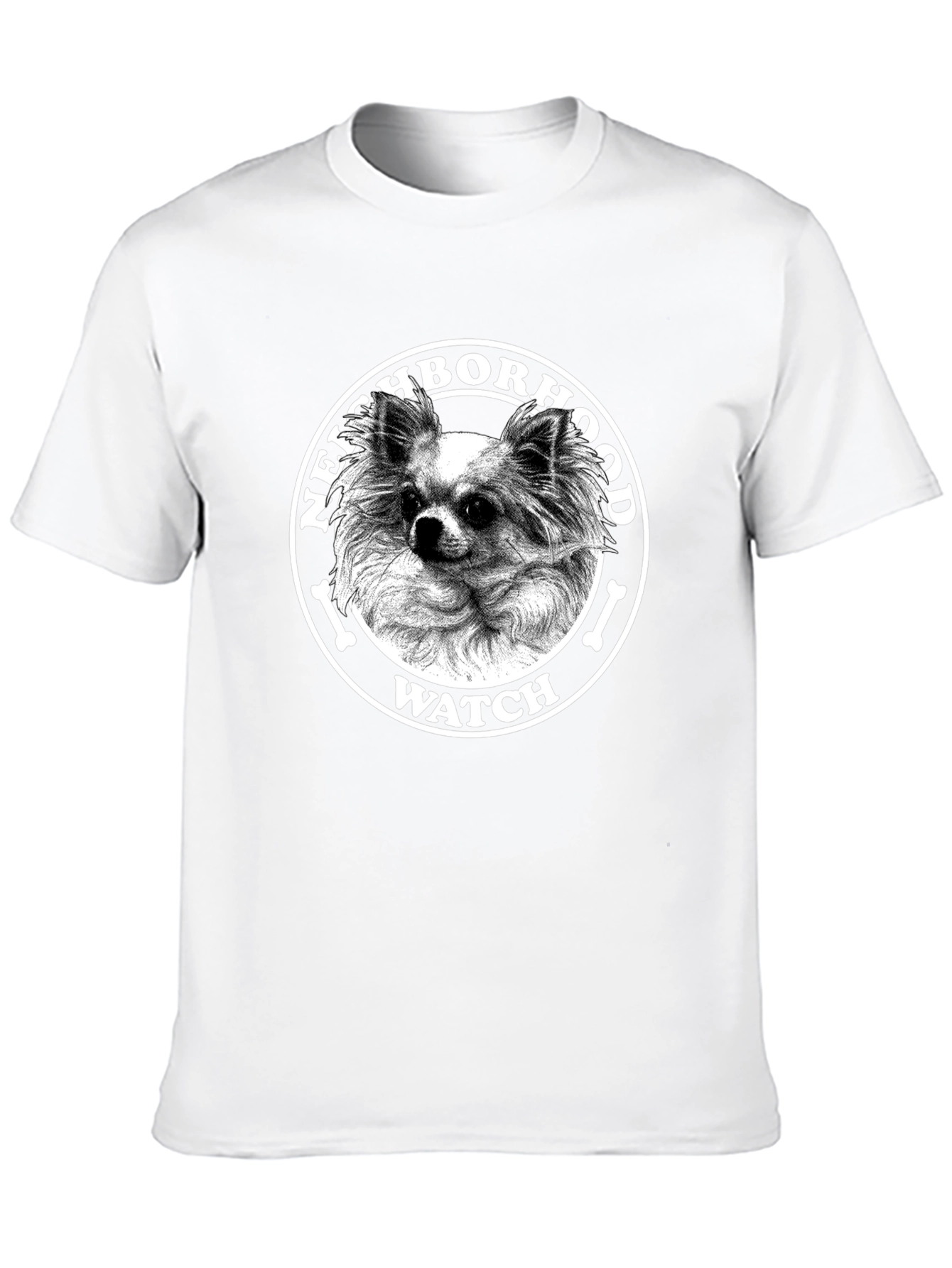 Neighborhood Watch Chihuahua Graphic Tee