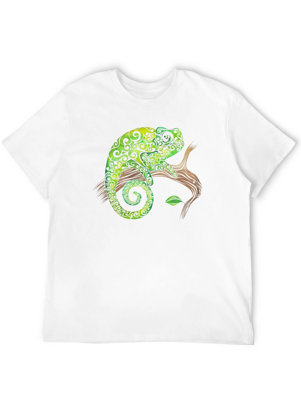Chameleon Graphic Tee - Cool Reptile Design