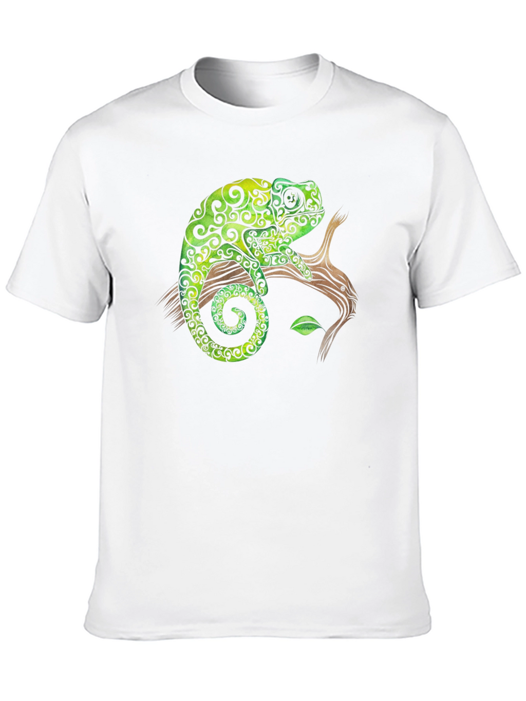 Chameleon Graphic Tee - Cool Reptile Design
