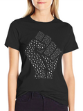 Pointer Fist Graphic Black T-Shirt