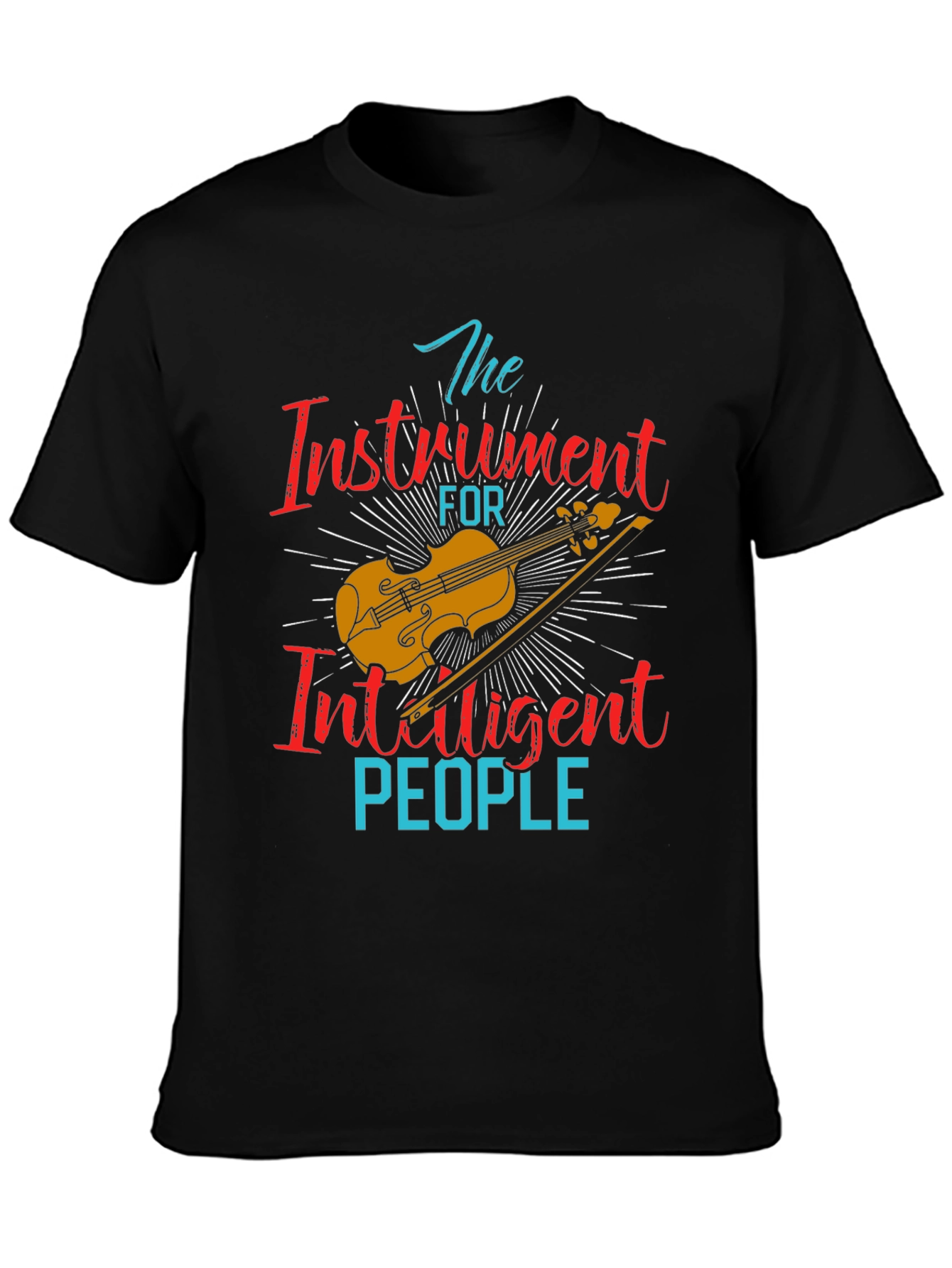 Intelligent People Violin T-Shirt