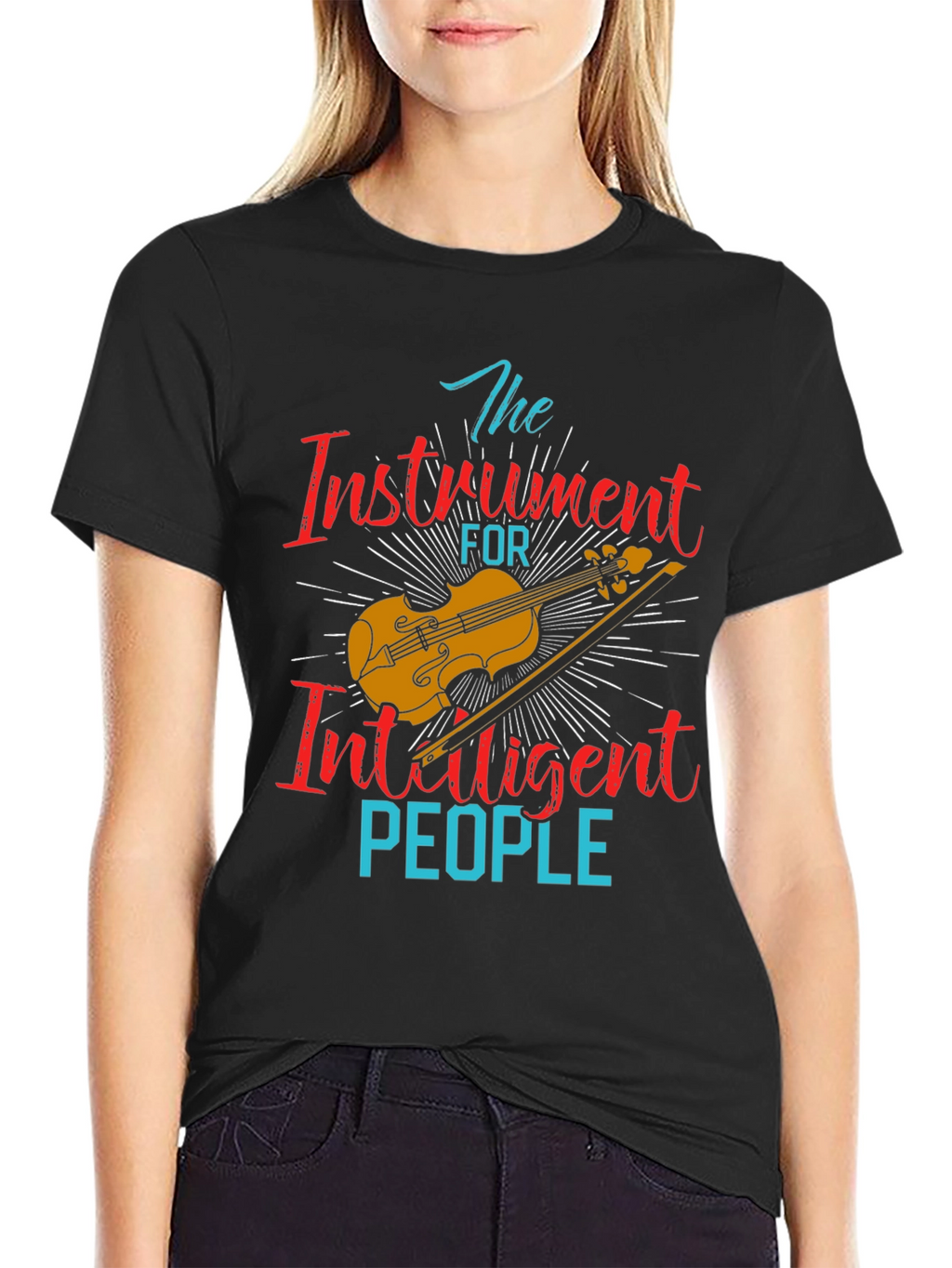 Intelligent People Violin T-Shirt