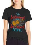 Intelligent People Violin T-Shirt