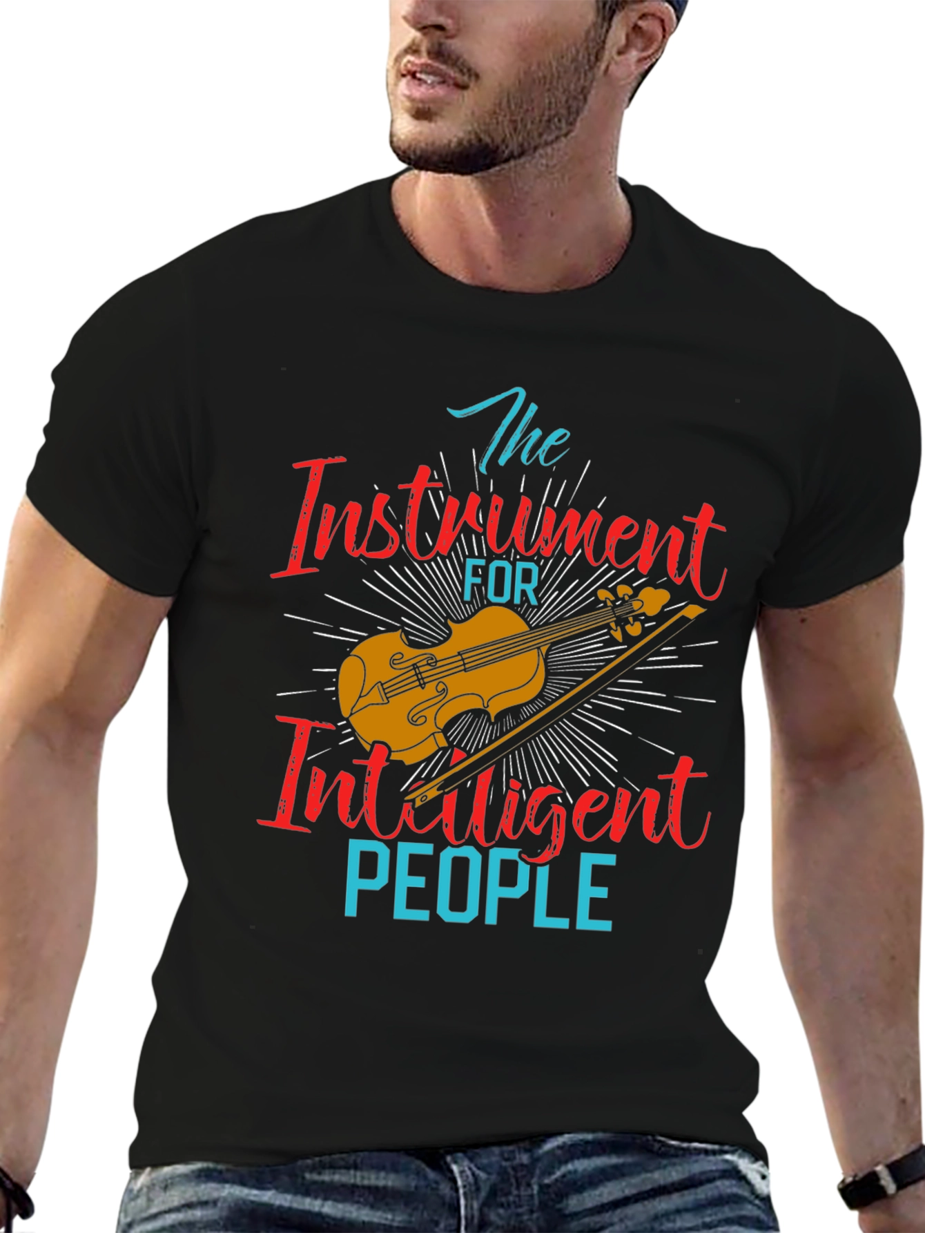 Intelligent People Violin T-Shirt