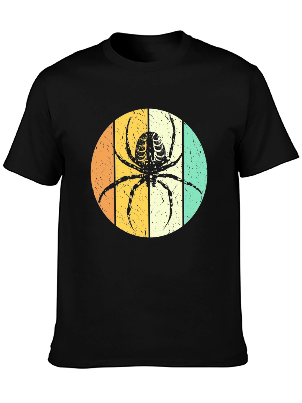 Retro Spider Graphic Tee - Unisex Halloween Shirt