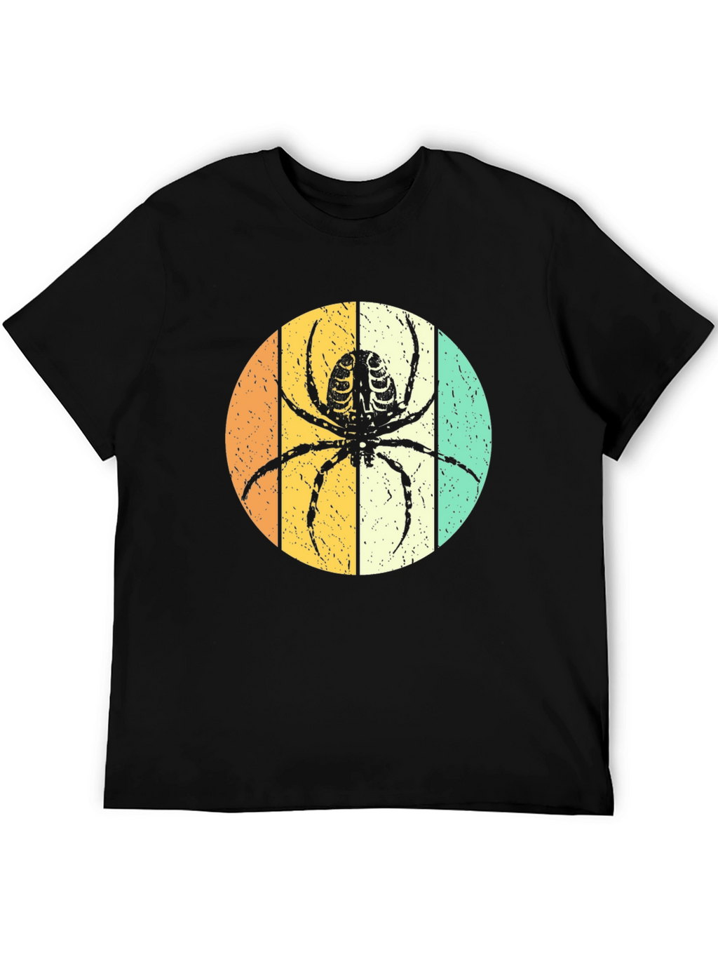 Retro Spider Graphic Tee - Unisex Halloween Shirt