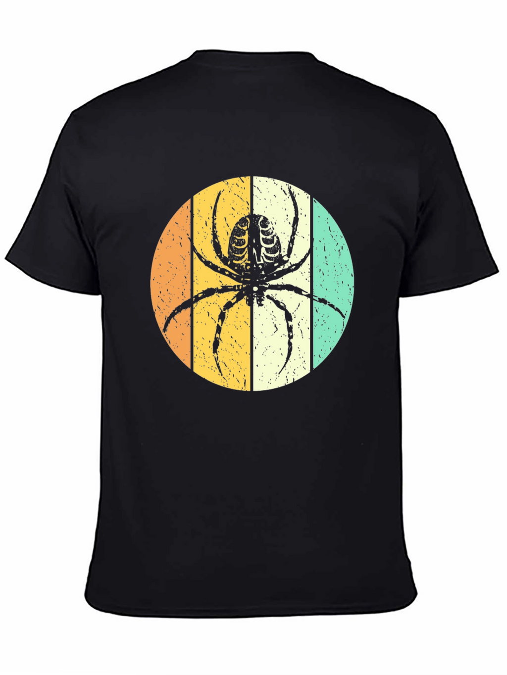 Retro Spider Graphic Tee - Unisex Halloween Shirt