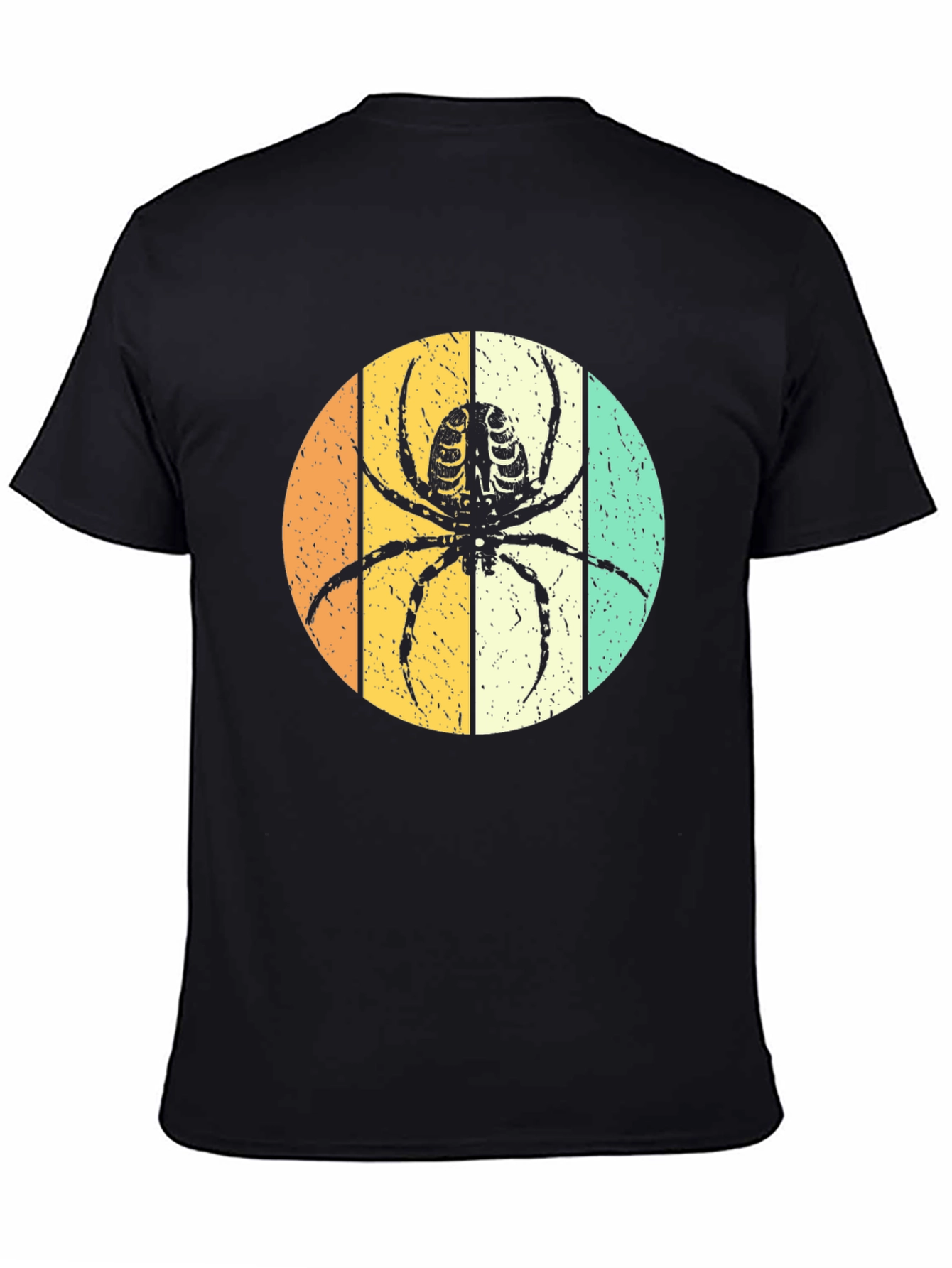 Retro Spider Graphic Tee - Unisex Halloween Shirt