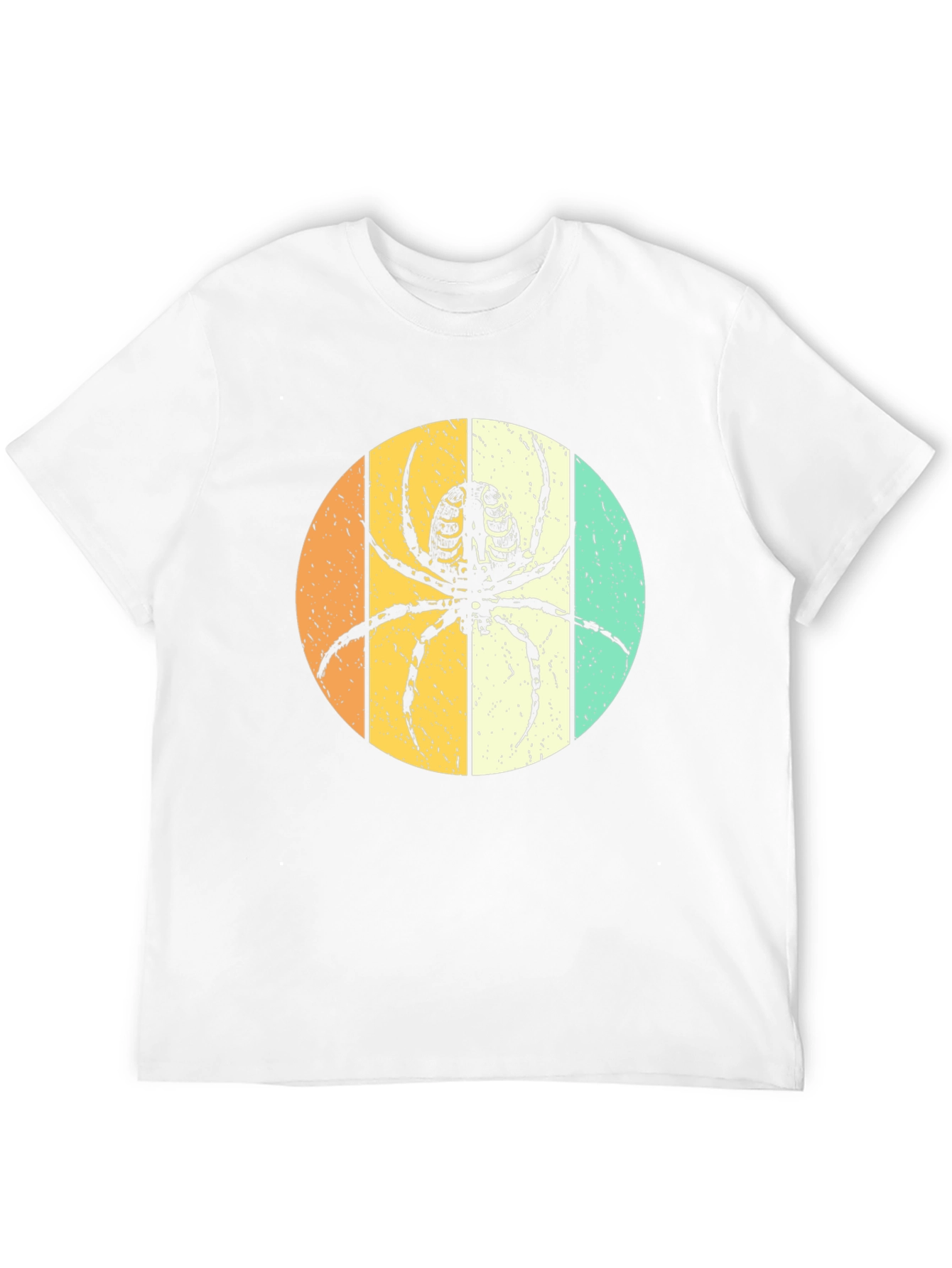 Retro Spider Graphic Tee - Unisex Halloween Shirt