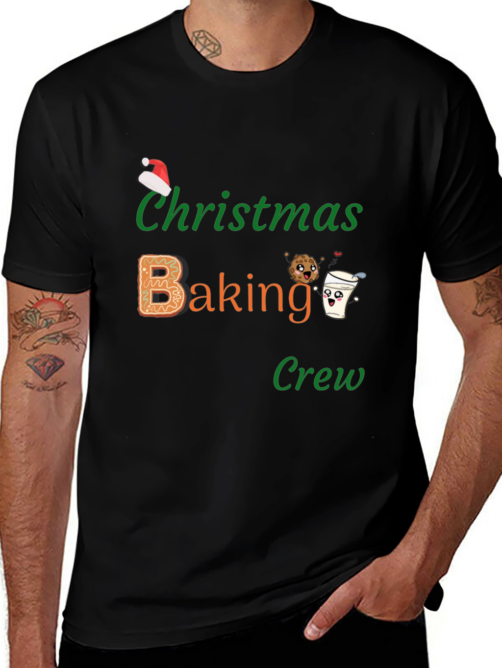 Christmas Baking Crew Graphic T-Shirt
