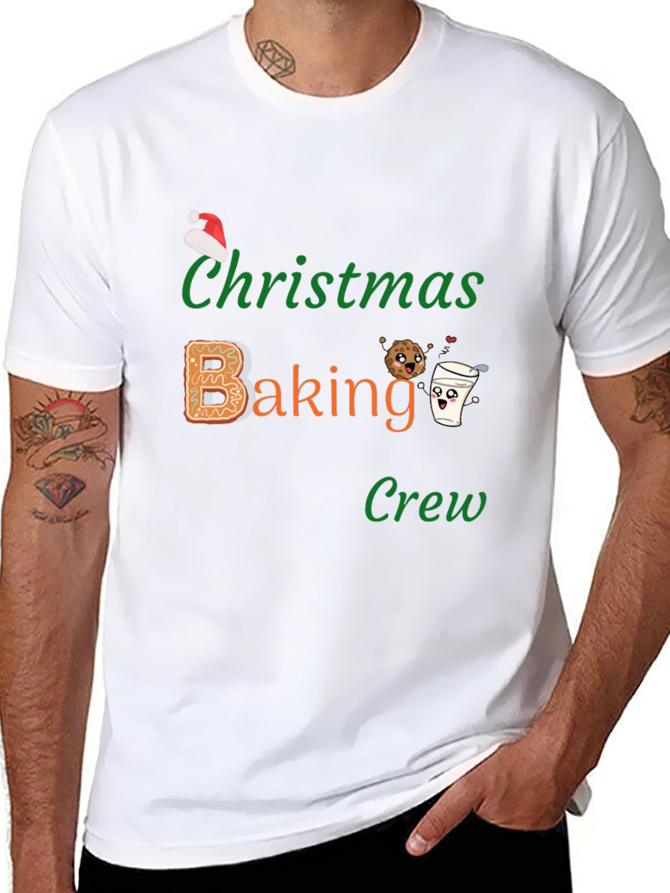 Christmas Baking Crew Graphic T-Shirt