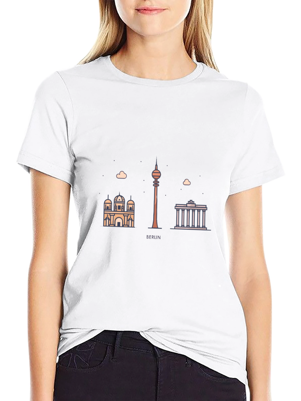 Berlin Skyline Graphic Tee - Modern Cityscape T-Shirt
