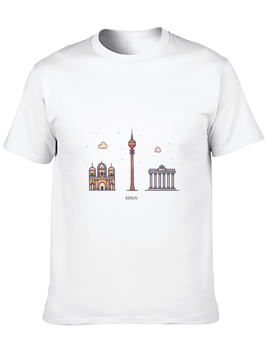 Berlin Skyline Graphic Tee - Modern Cityscape T-Shirt