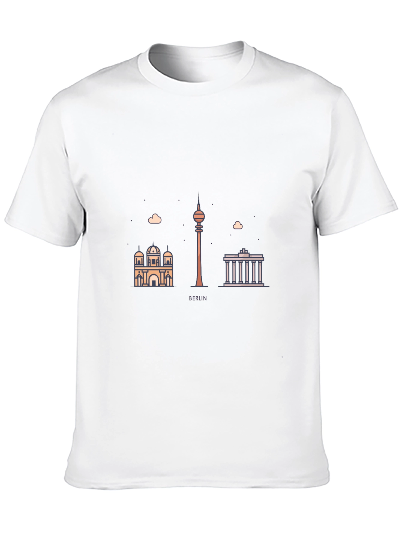 Berlin Skyline Graphic Tee - Modern Cityscape T-Shirt