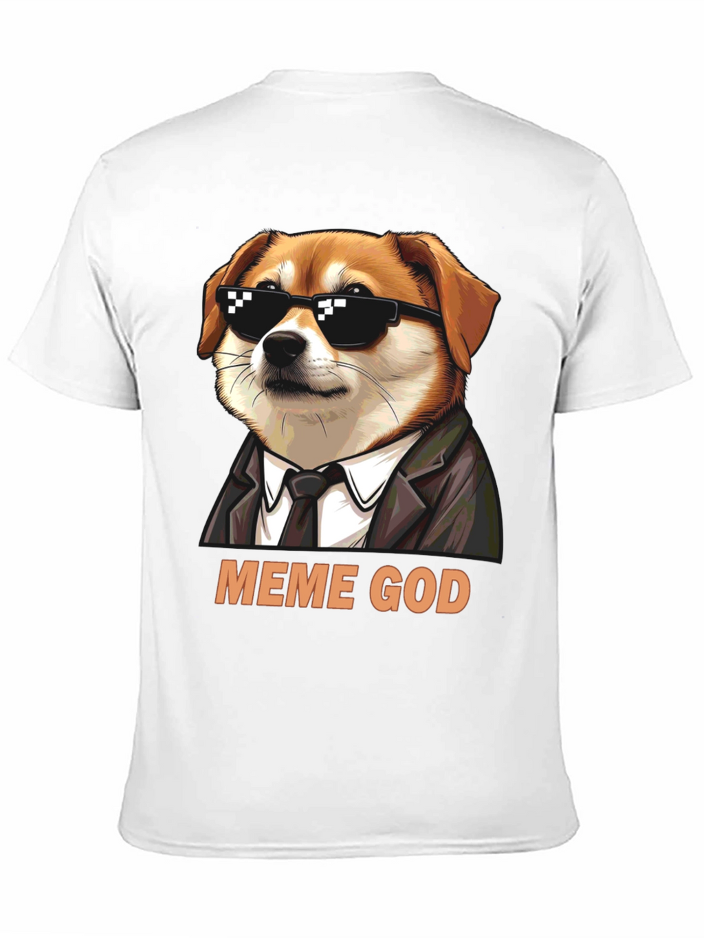 Meme God Dog T-Shirt - Funny Graphic Tee