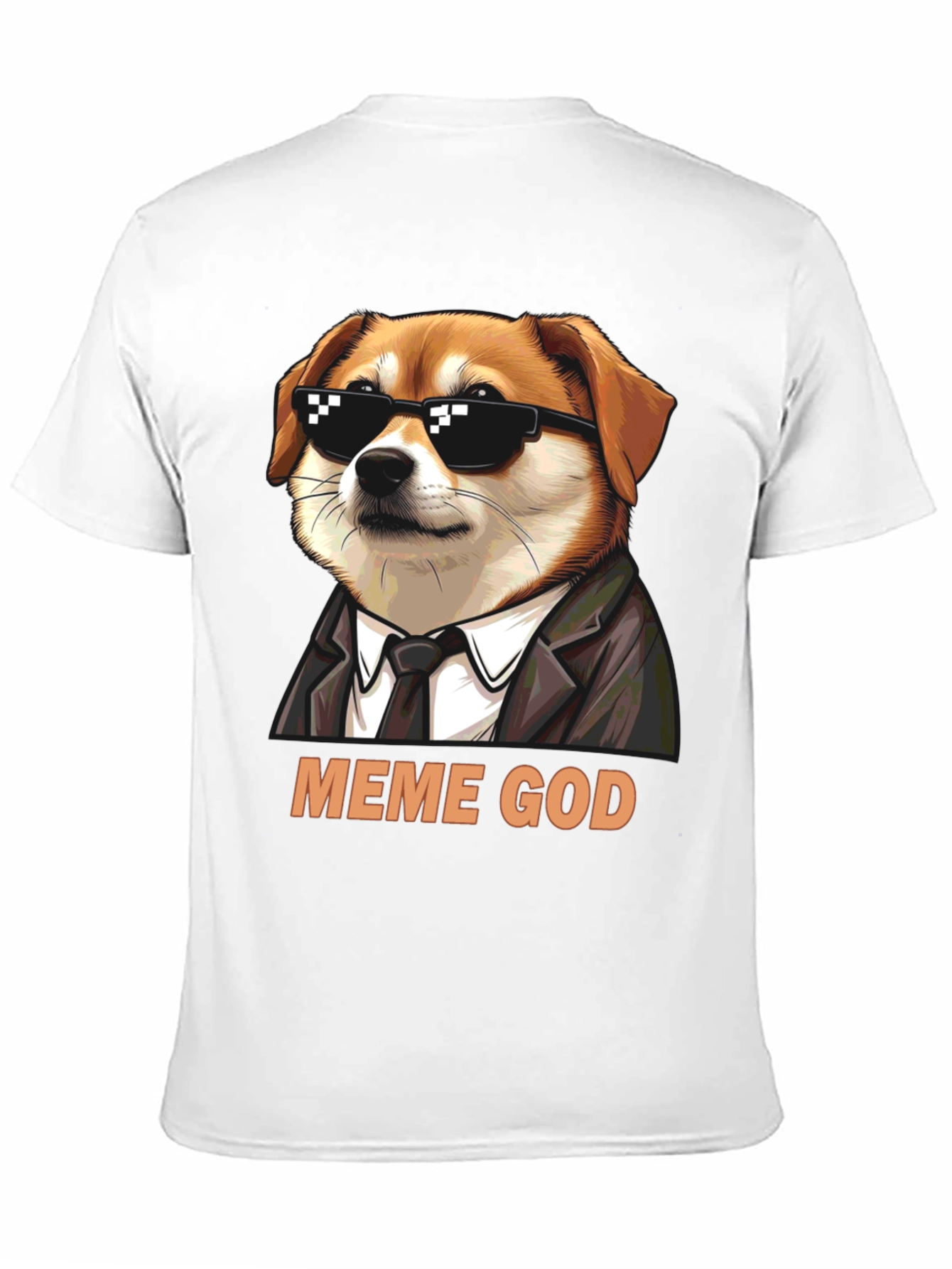 Meme God Dog T-Shirt - Funny Graphic Tee
