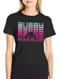 Rugby Retro Graphic T-Shirt - Black
