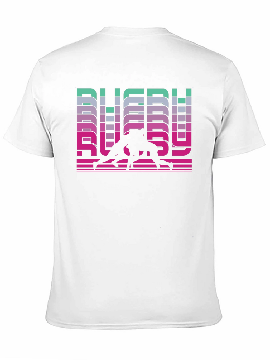 Rugby Retro Graphic T-Shirt - Black