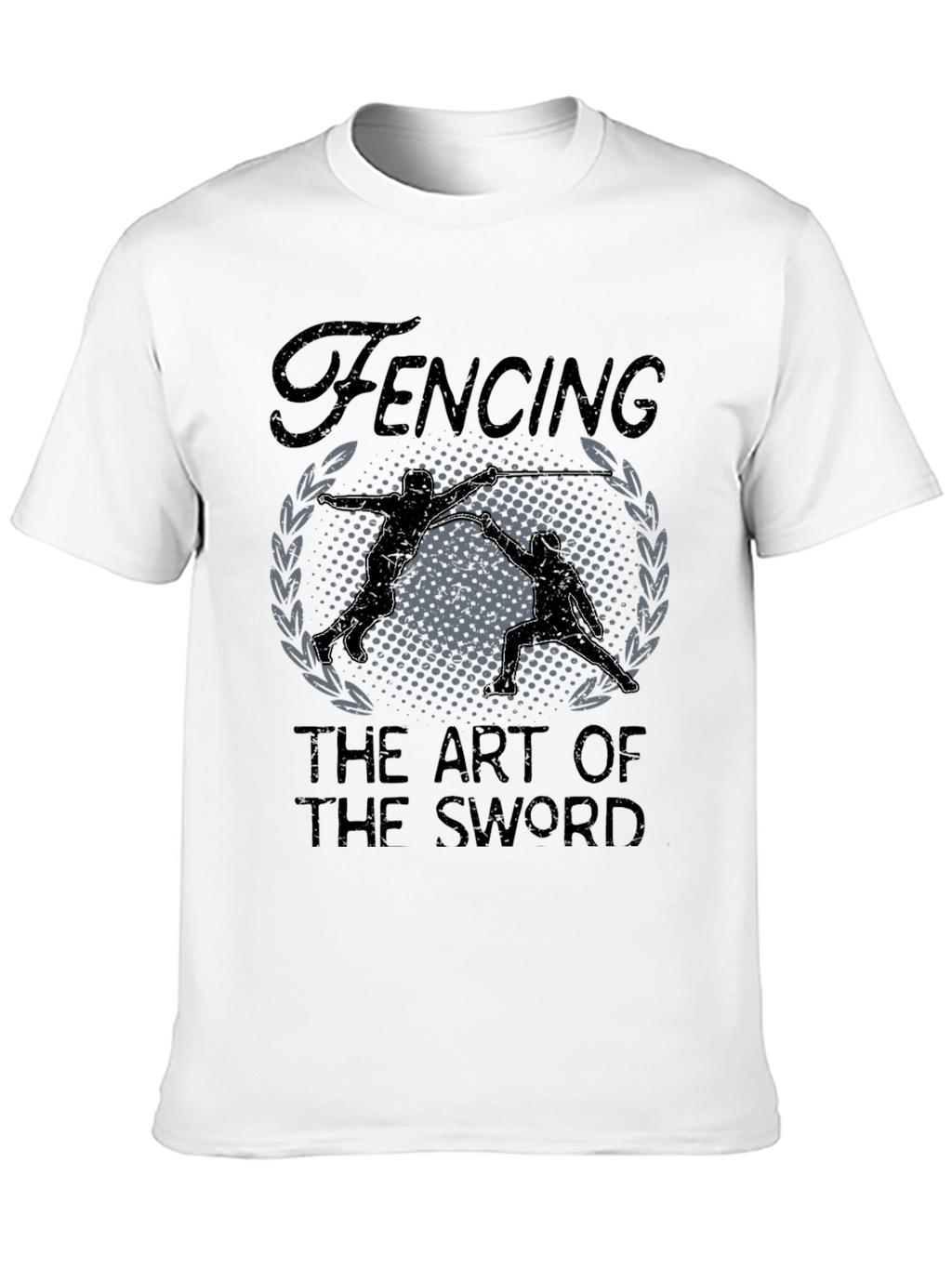 Fencing Art T-Shirt: The Art of the Sword