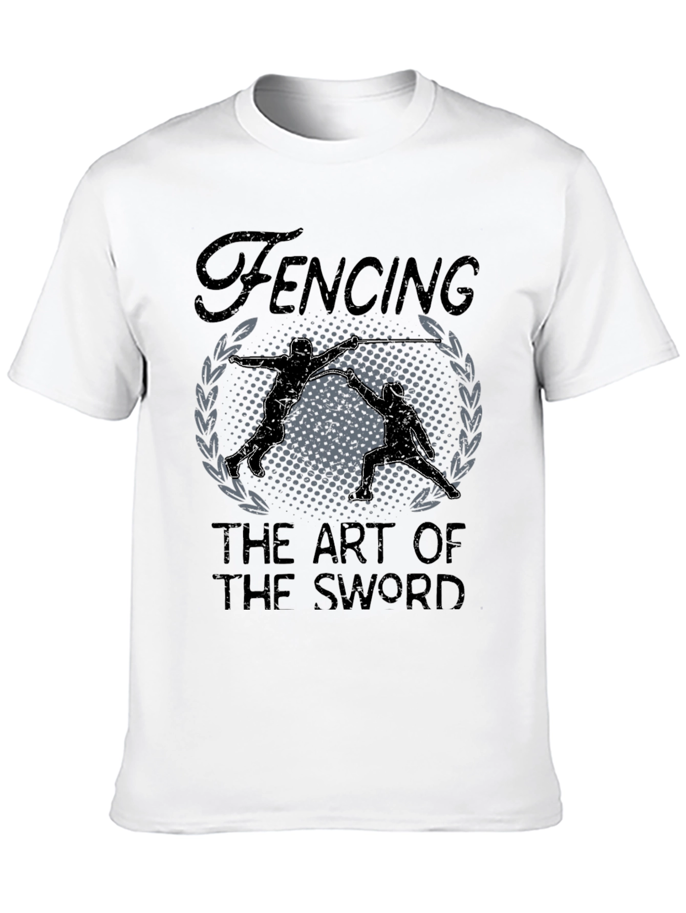 Fencing Art T-Shirt: The Art of the Sword