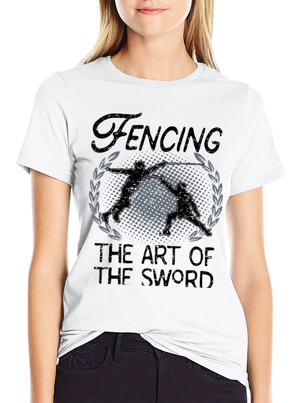 Fencing Art T-Shirt: The Art of the Sword
