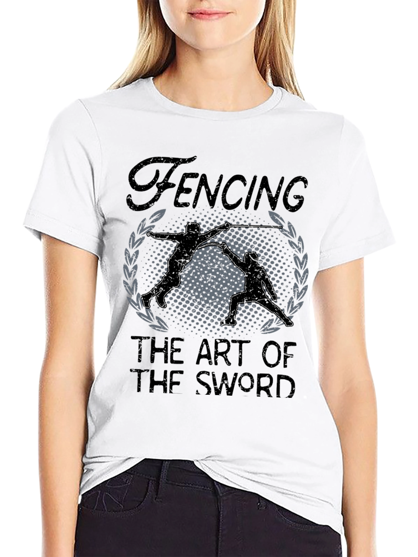 Fencing Art T-Shirt: The Art of the Sword