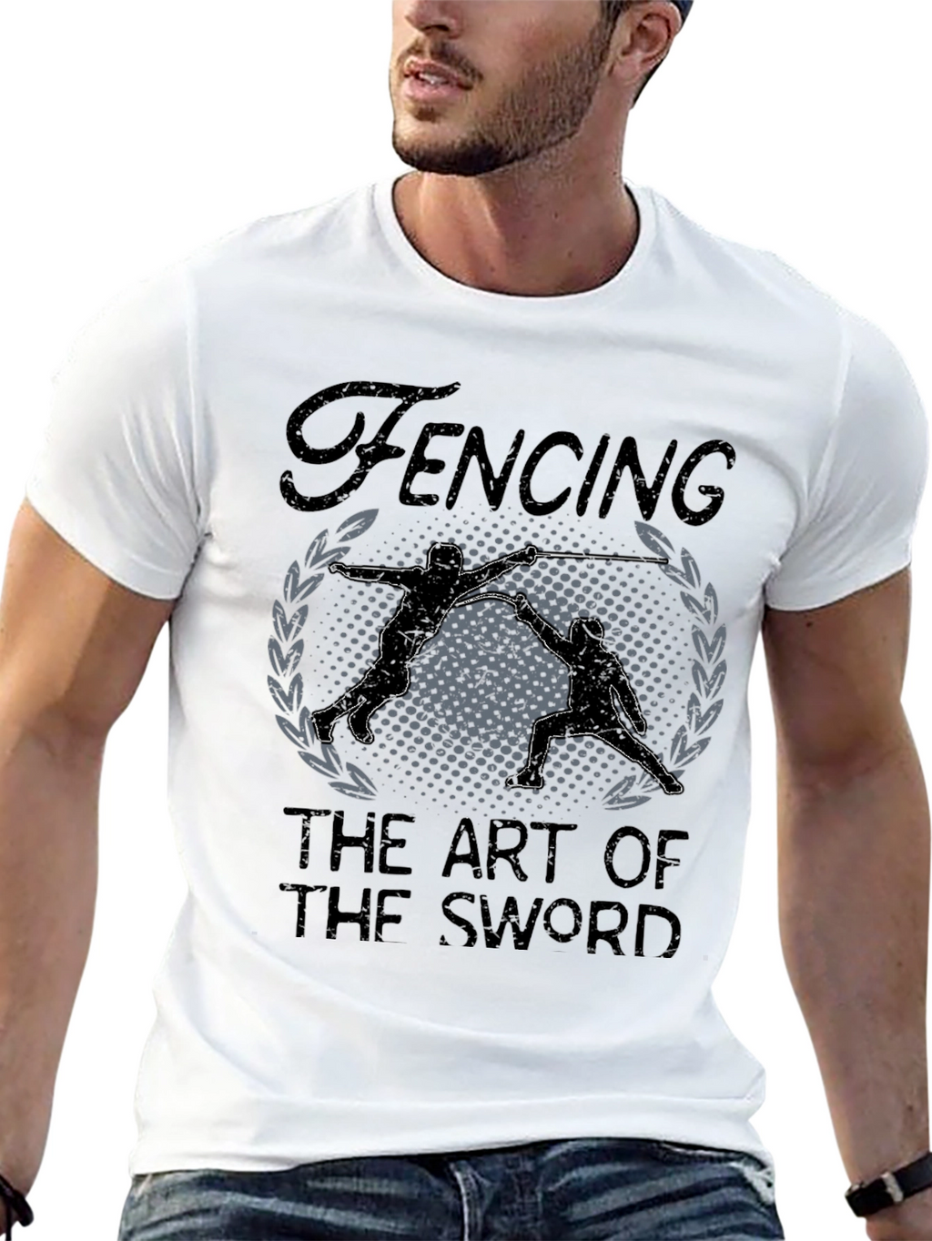 Fencing Art T-Shirt: The Art of the Sword