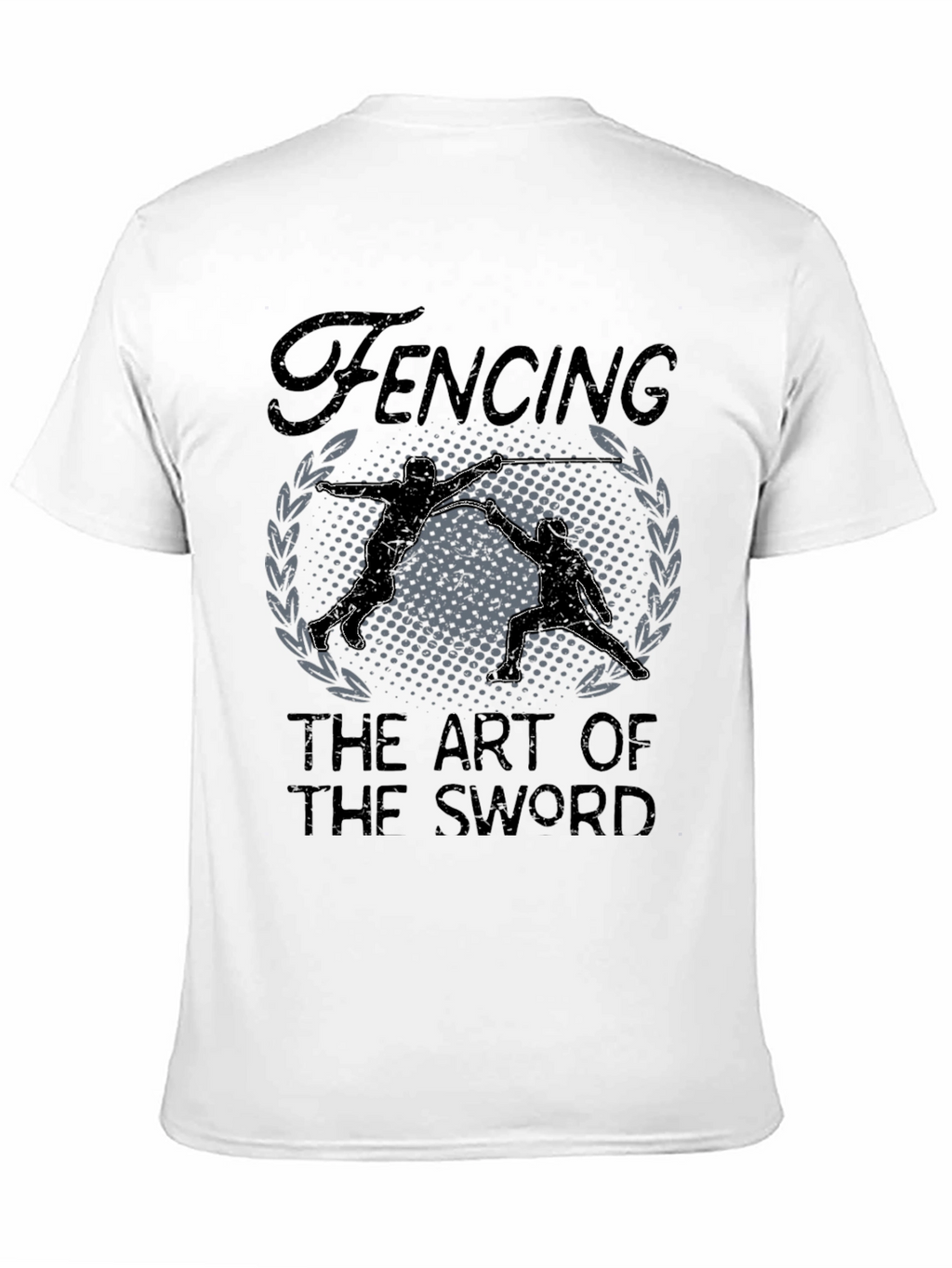 Fencing Art T-Shirt: The Art of the Sword