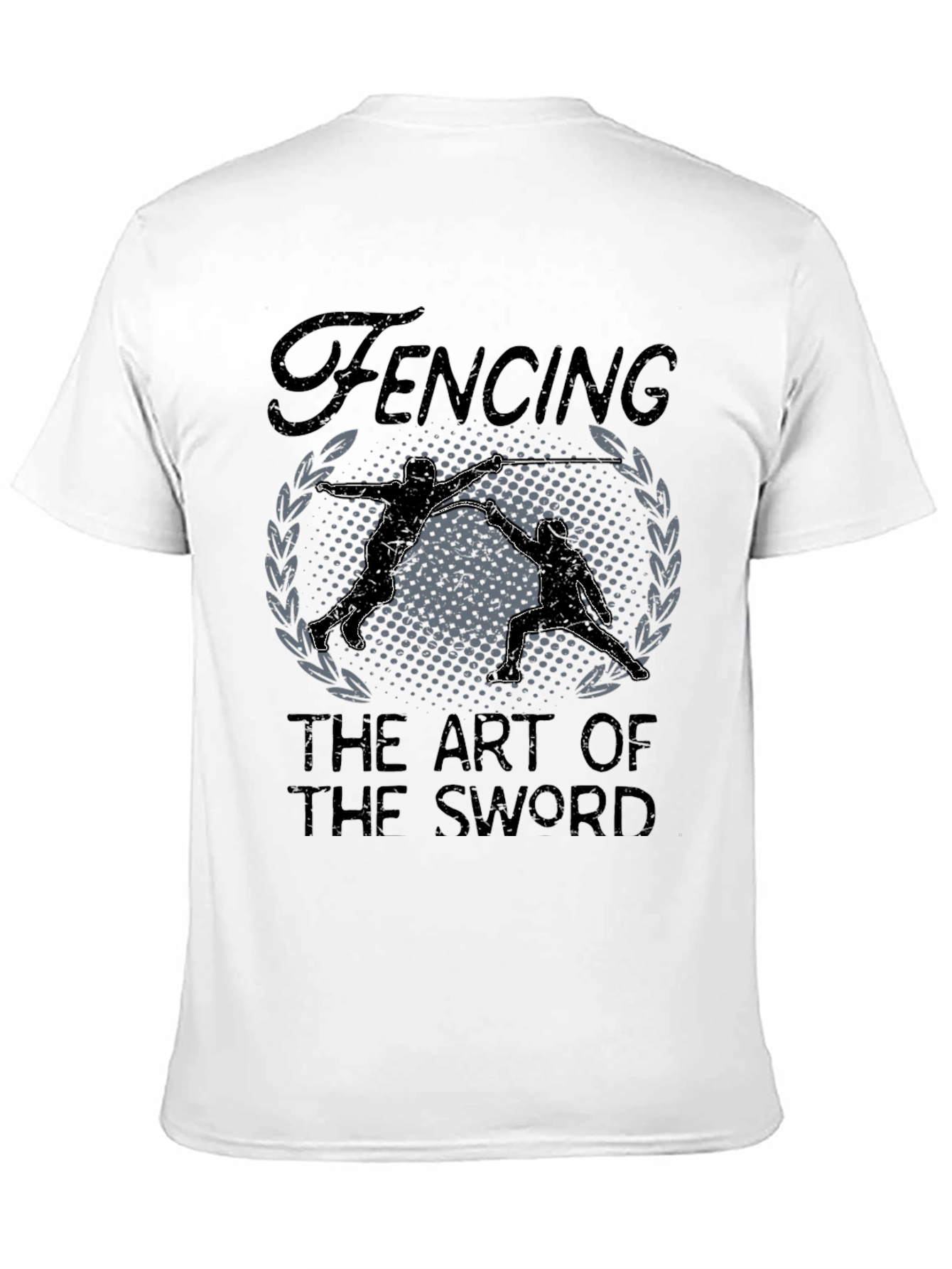 Fencing Art T-Shirt: The Art of the Sword