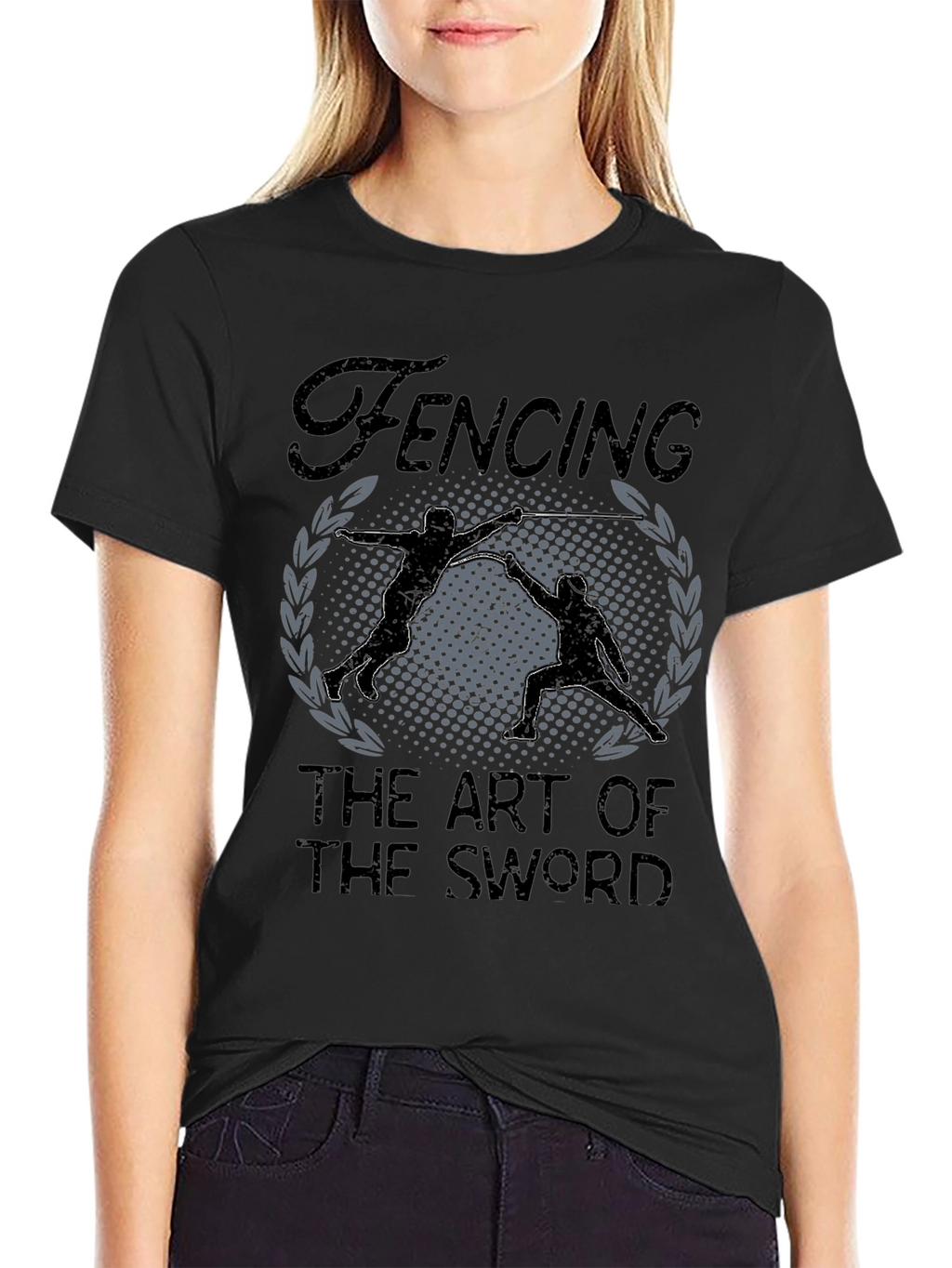 Fencing Art T-Shirt: The Art of the Sword