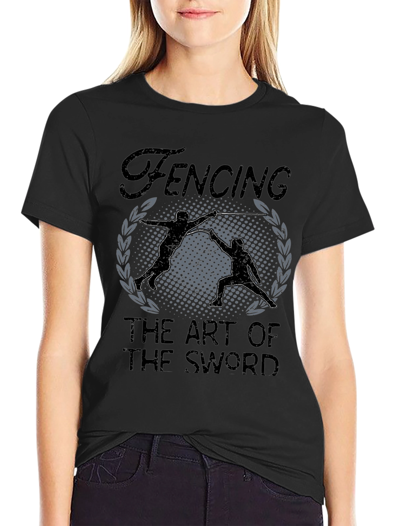 Fencing Art T-Shirt: The Art of the Sword