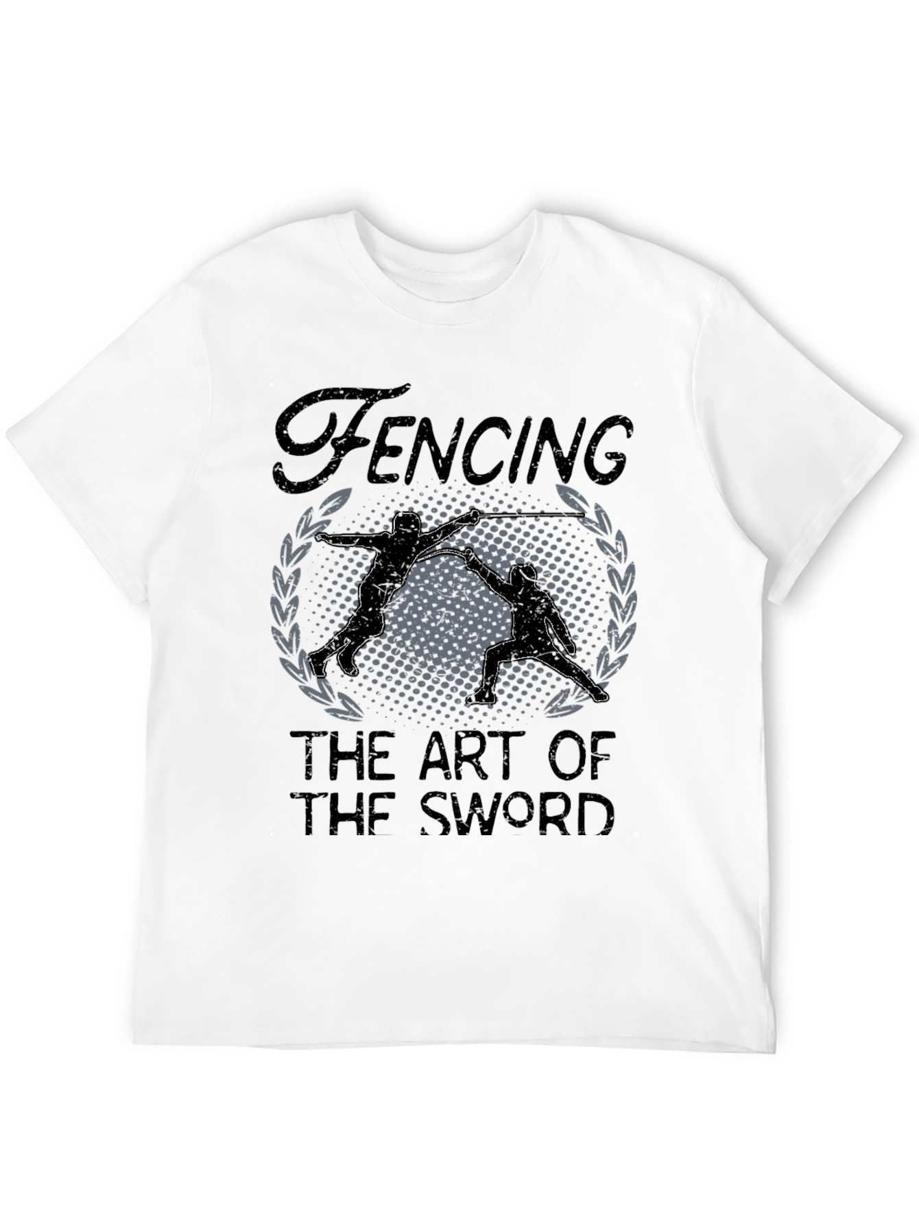 Fencing Art T-Shirt: The Art of the Sword