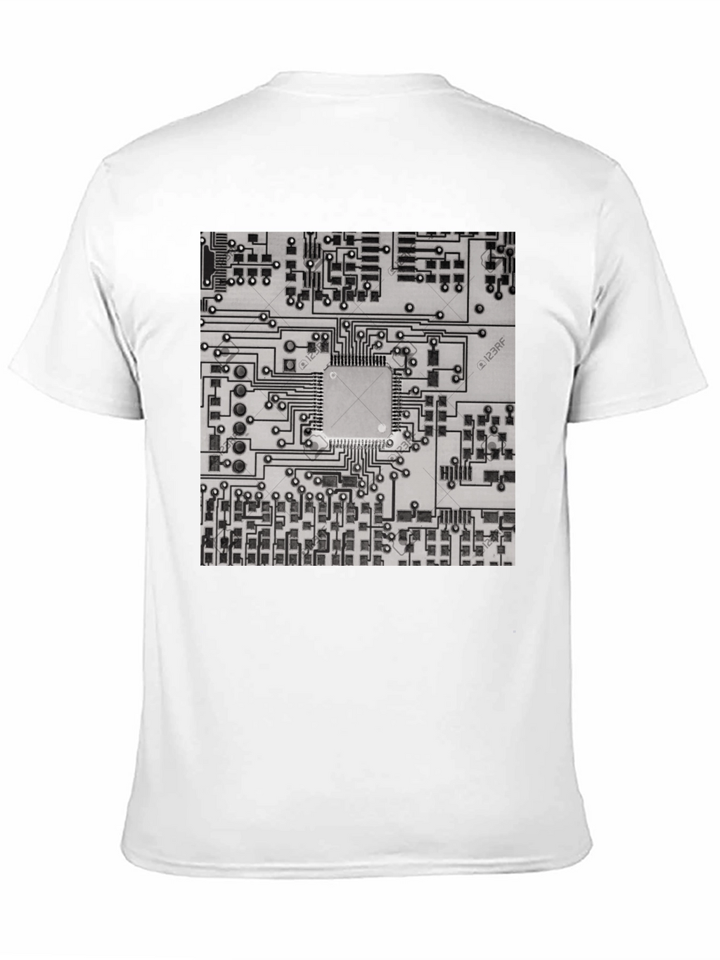 Circuit Board Graphic Tee - Cool Tech Style