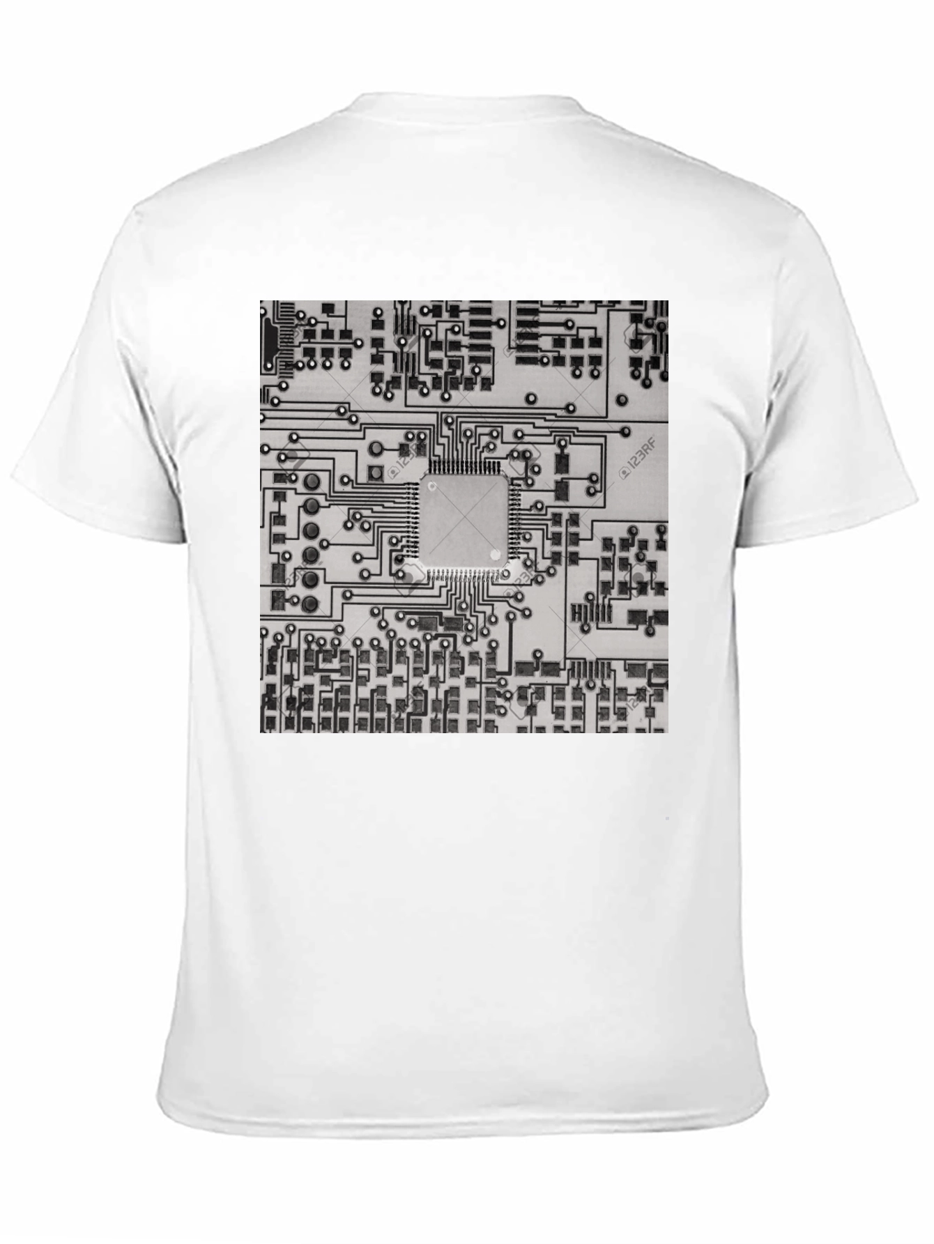 Circuit Board Graphic Tee - Cool Tech Style