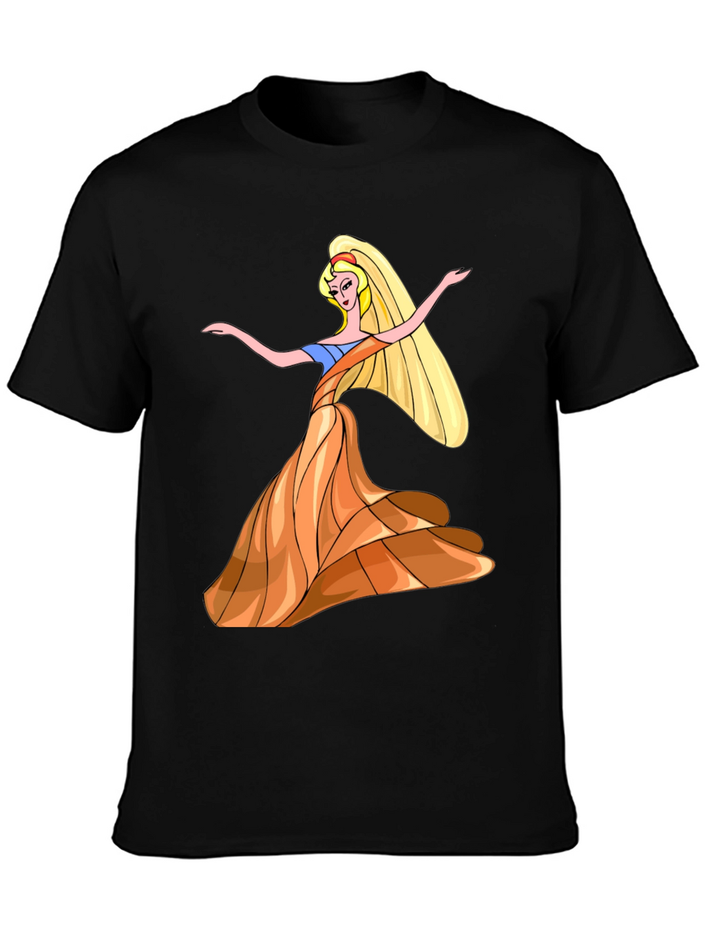 Princess Cartoon Graphic T-Shirt