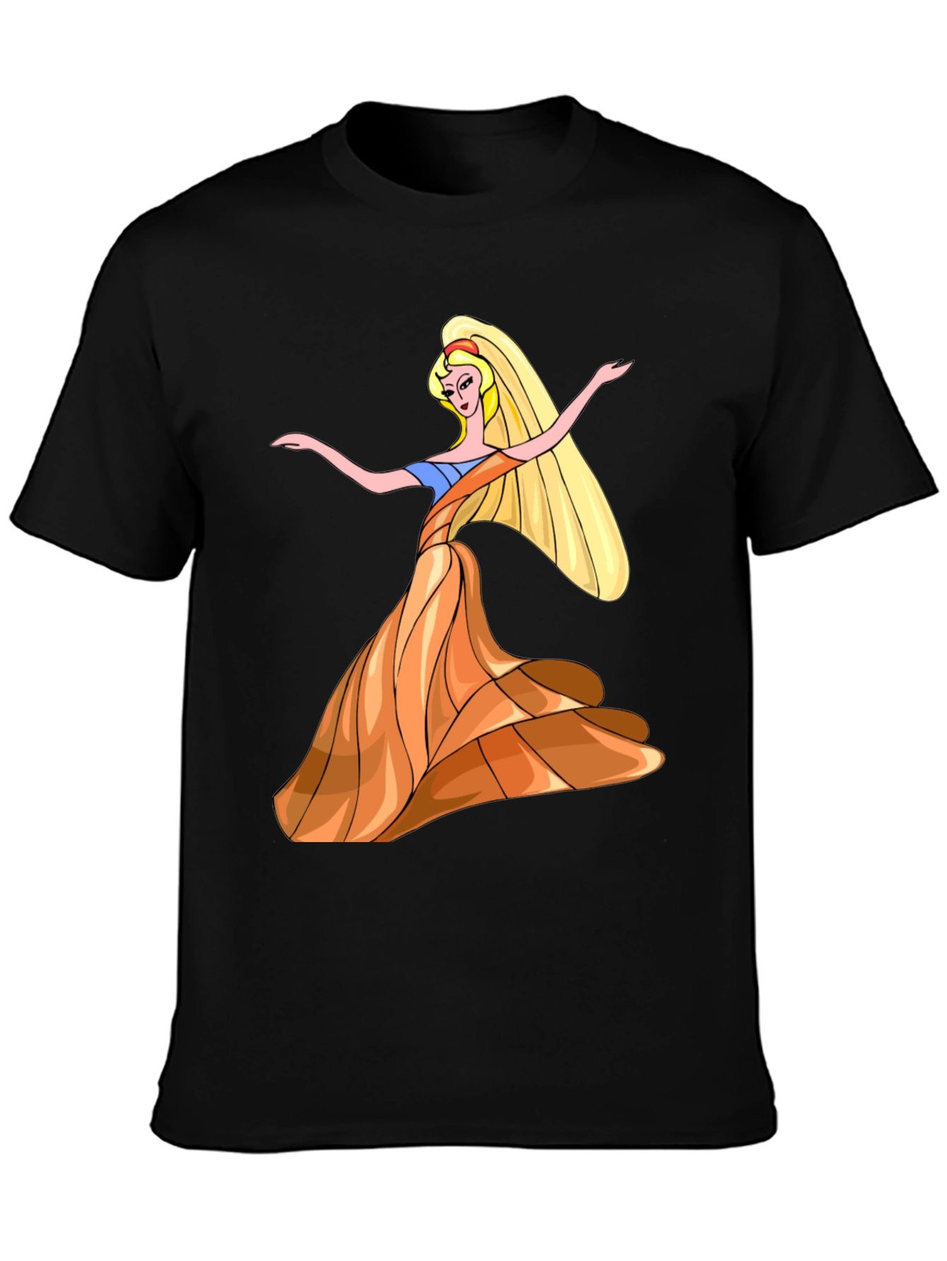 Princess Cartoon Graphic T-Shirt